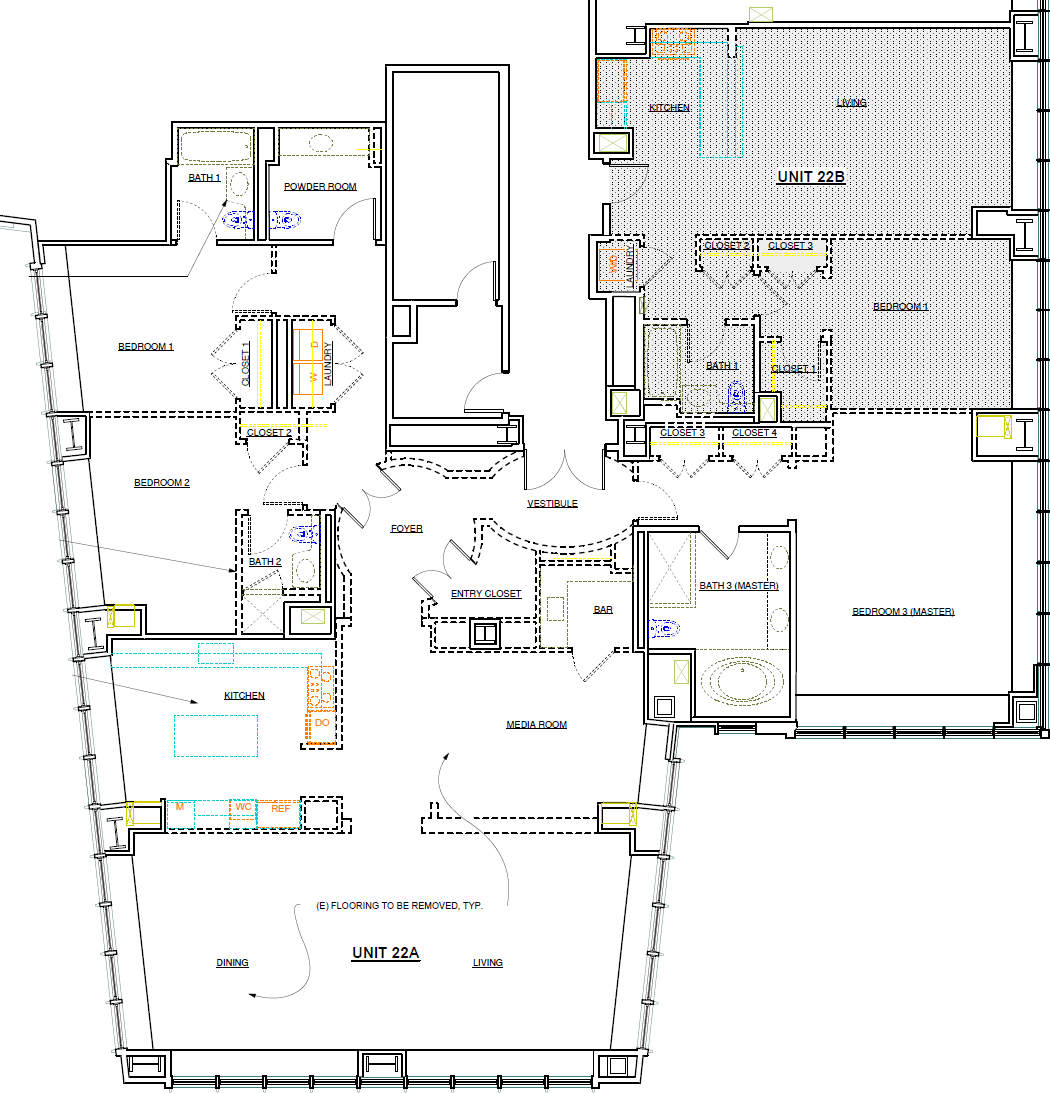 765 Market #22A and #22B Floor Plans