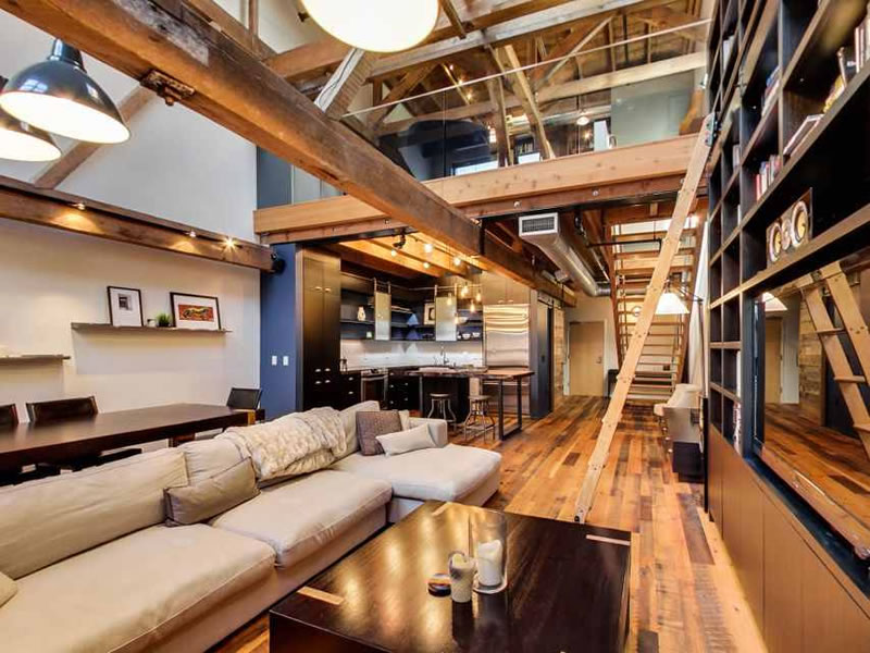 A Dramatic Remodeling Of A Warehouse Loft