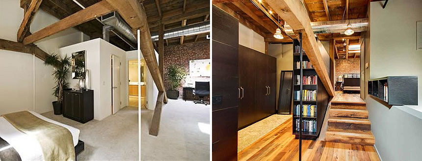 650 Delancey Street #309 Top Floor Before and After