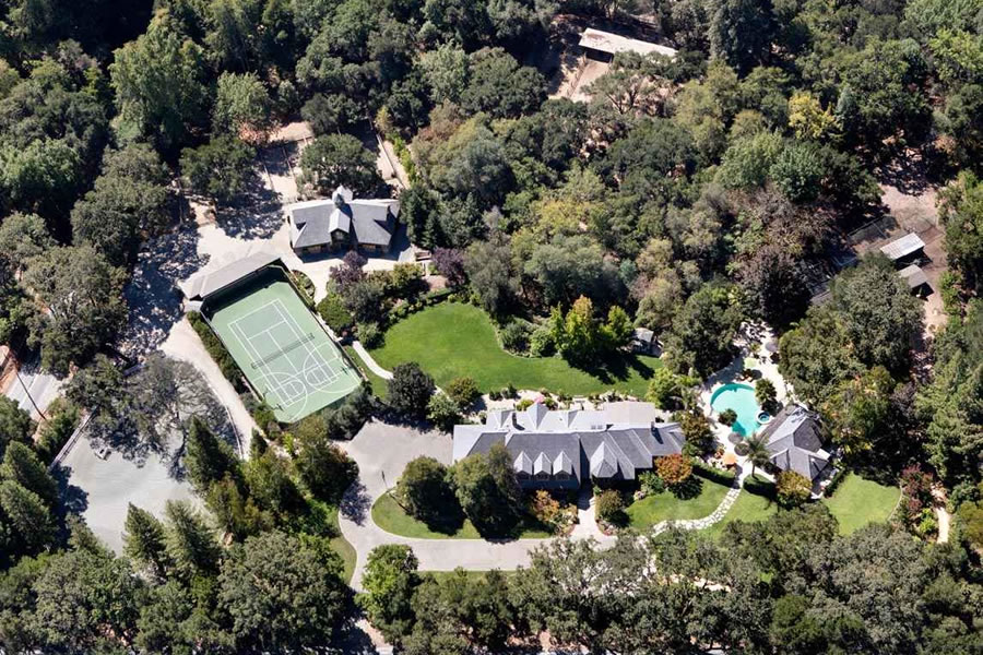 Five-Acre Woodside Estate Newly Listed for $10 Million Less