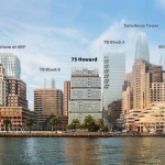 Proposed Waterfront Tower Rendered With Five New Towers As Well