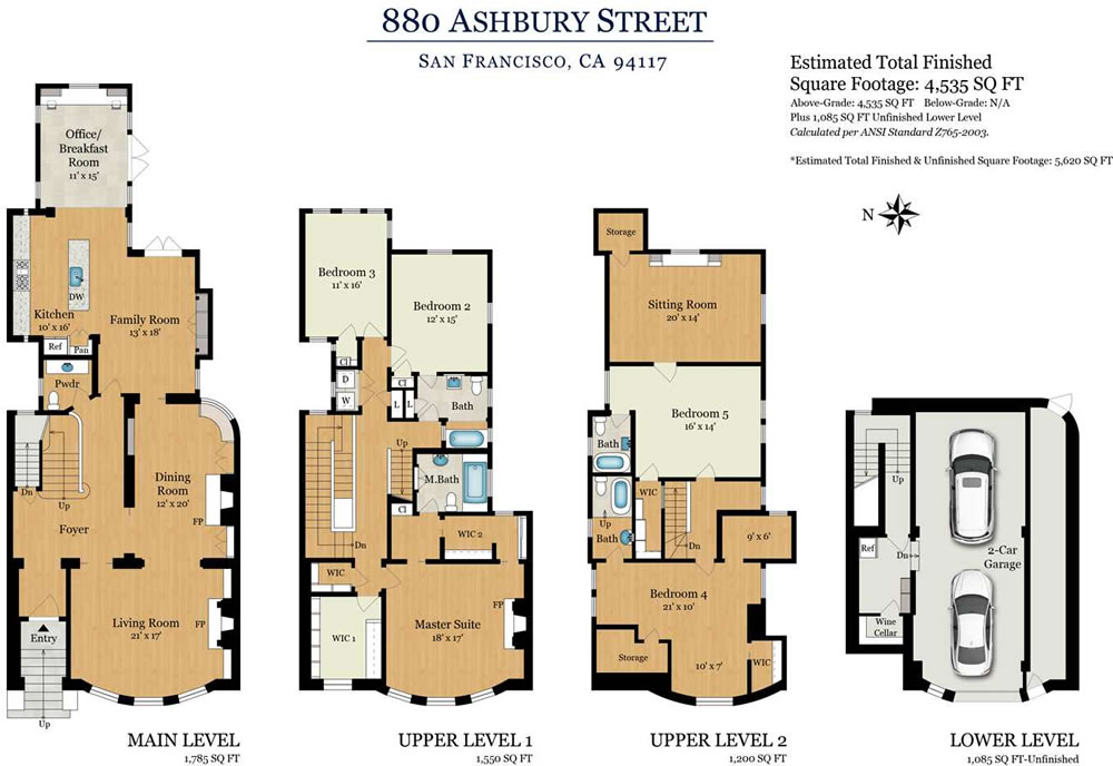 880 Ashbury Floor Plan