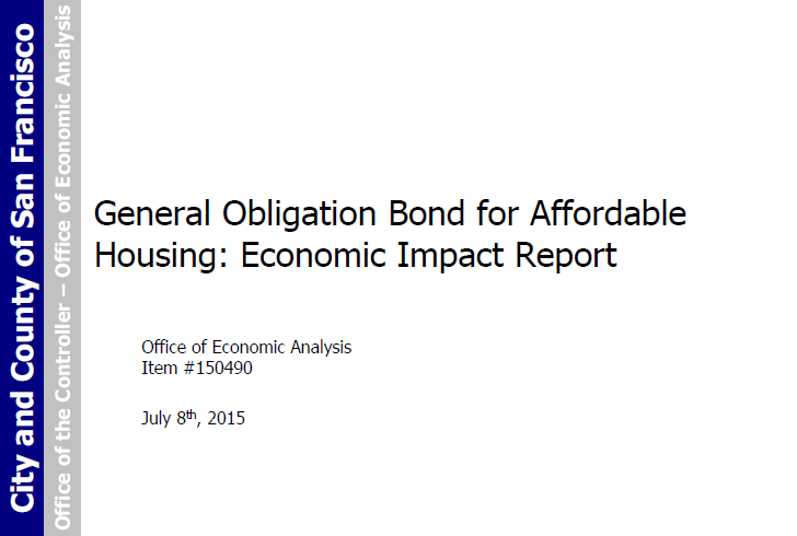 Affordable Housing Bond Report And Average Rent-Control Tenancy