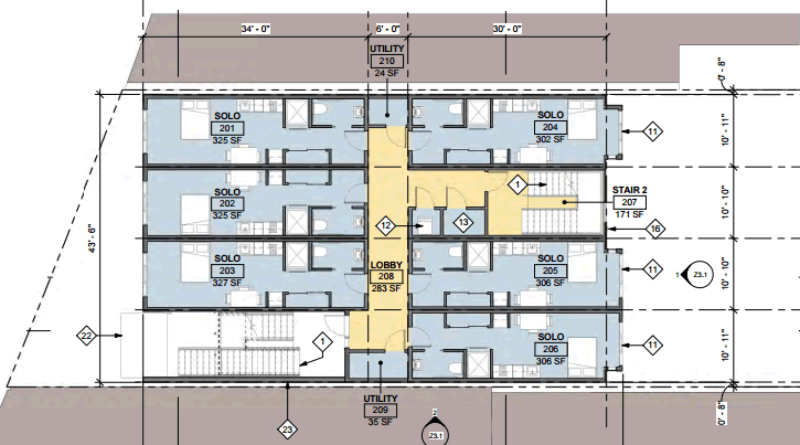2711 Shattuck Floor Plan