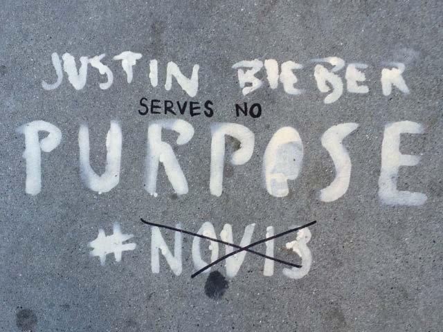 Justin Bieber Graffiti