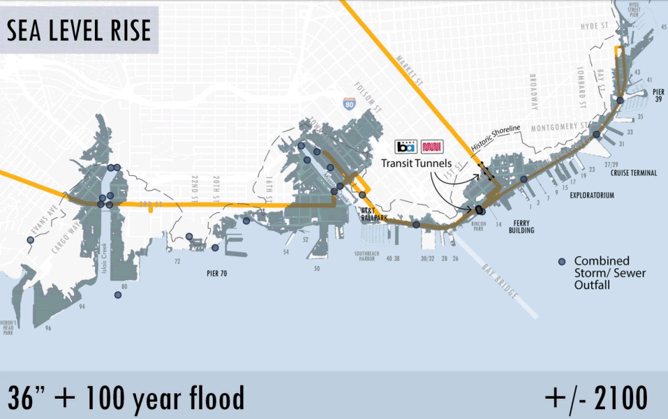 San Francisco Projected Sea Level Rise