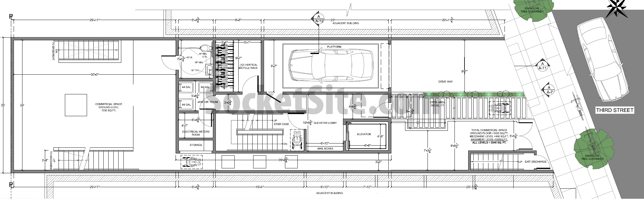 4128 Third Street Ground Floor Plan