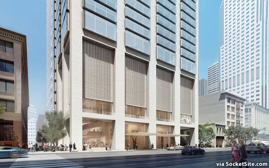 518 Mission Street Tower Rendering: Base
