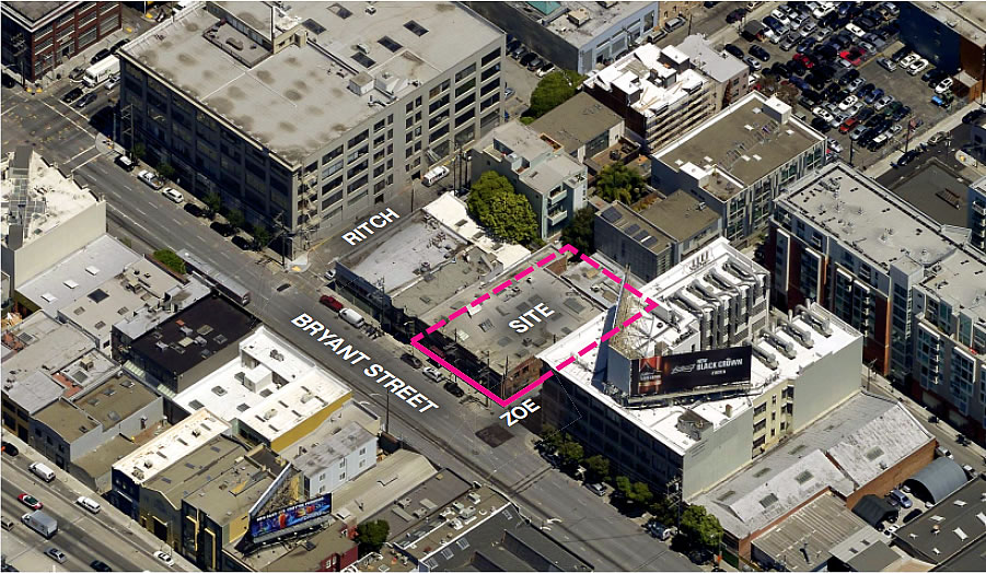 Plans for Building up Central SoMa behind an Existing Facade