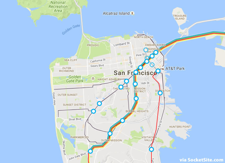 San Francisco Rail Lines