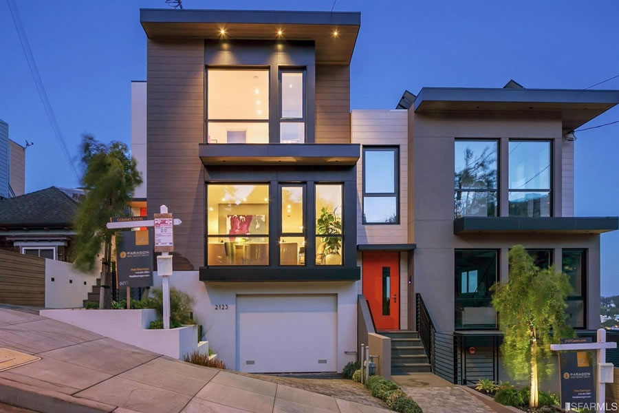Pair of Noe Valley Passive Homes Fetch under $1,000 per Foot
