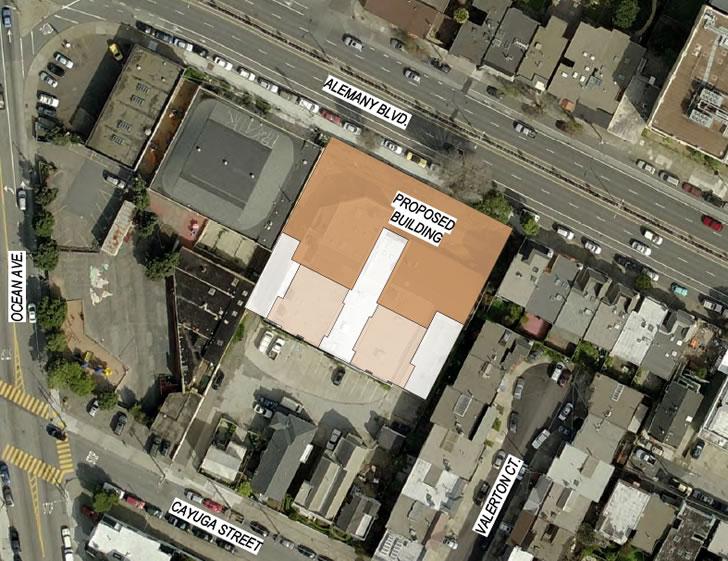Affordable Housing on Alemany as Proposed