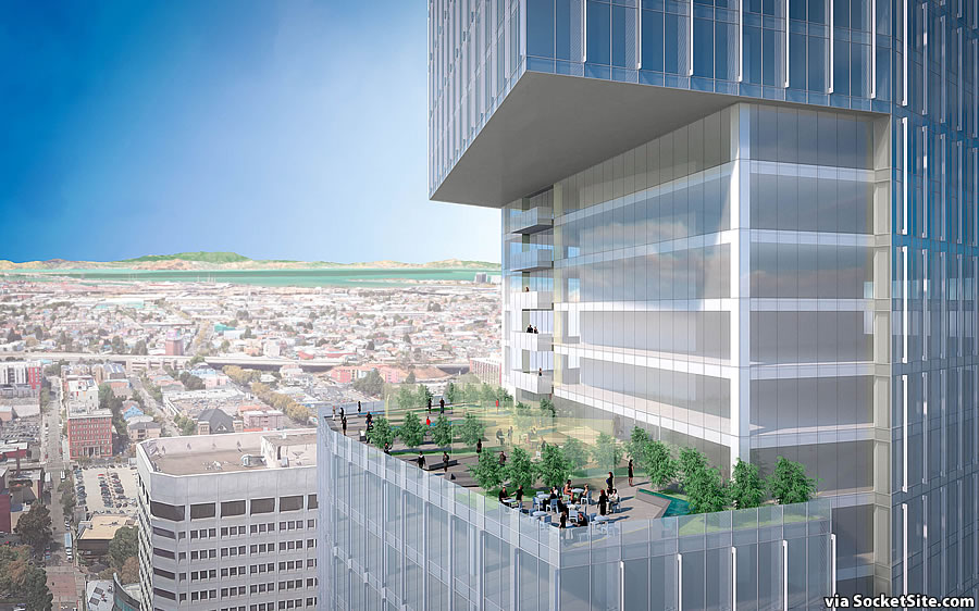 Big and Bigger Plans for an Oakland Tower and Terrace in the Sky