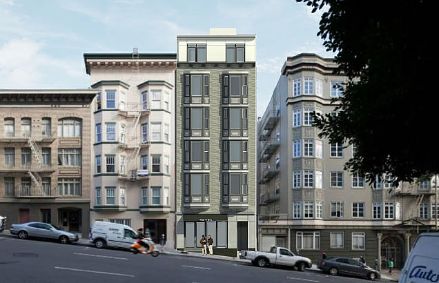 From Apartments to Hotel Rooms in the Tendernob as Proposed
