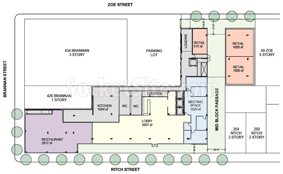 Plans for a 239Room SoMa Hotel with a Rooftop Bar and Pool