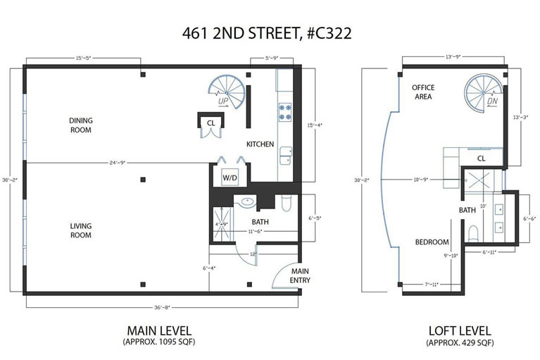 461 2nd #C322 Floor Plan