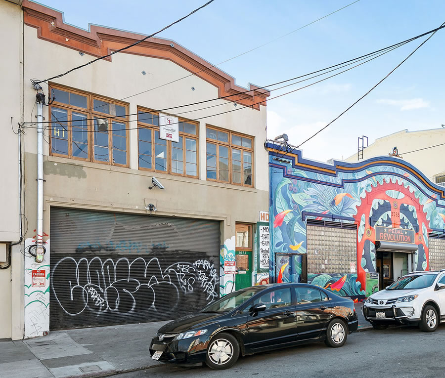 Unpermitted Live/Work Warehouse on the Market in the Mission