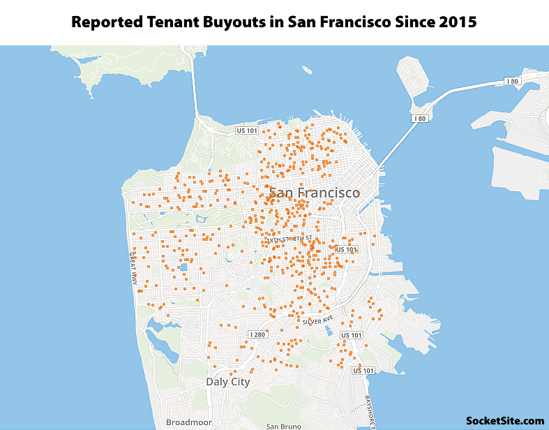 Tenant Buyouts of up to $310,000 in San Francisco since 2015