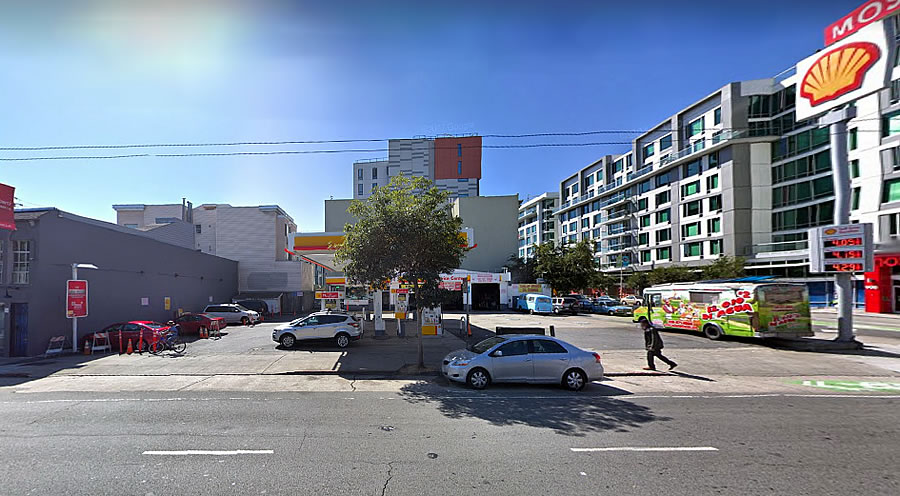 Much Bigger Plans for this Central SoMa Gas Station Site