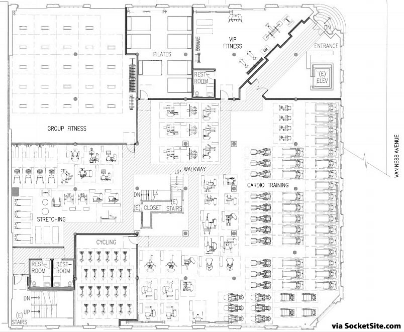 799 Van Ness Avenue Plans - First Floor
