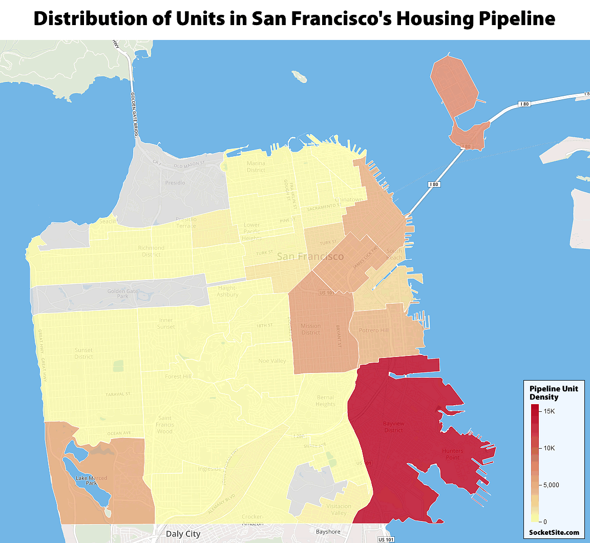 Record Pipeline of Projects in SF but Actual Building Slows Down