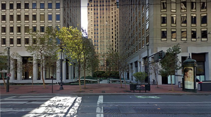 New Life and Passage for a Market Street Plaza as Proposed