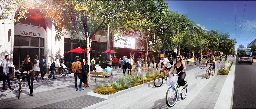 Plan for a Better Market Street Picked, Aiming for a 2020 Start