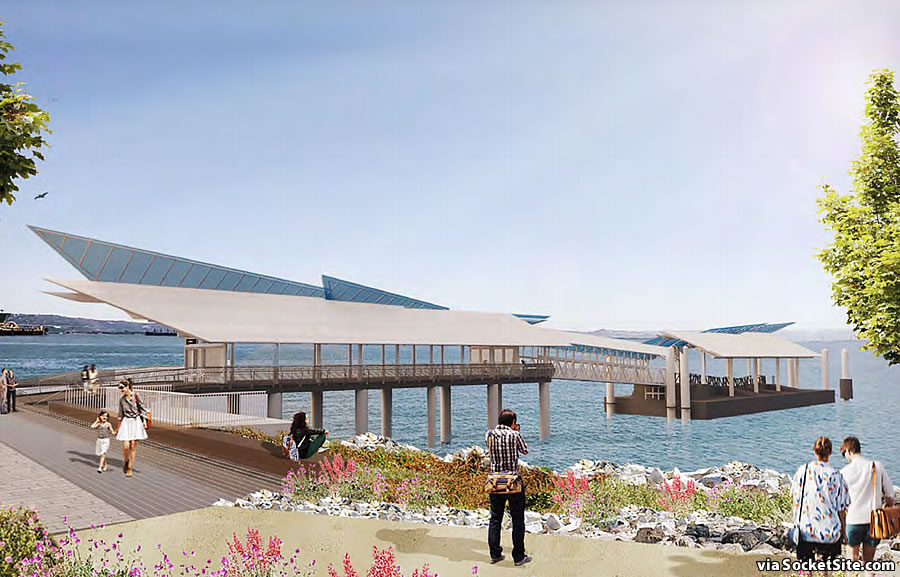 Mission Bay Ferry Landing Rendering South Facade