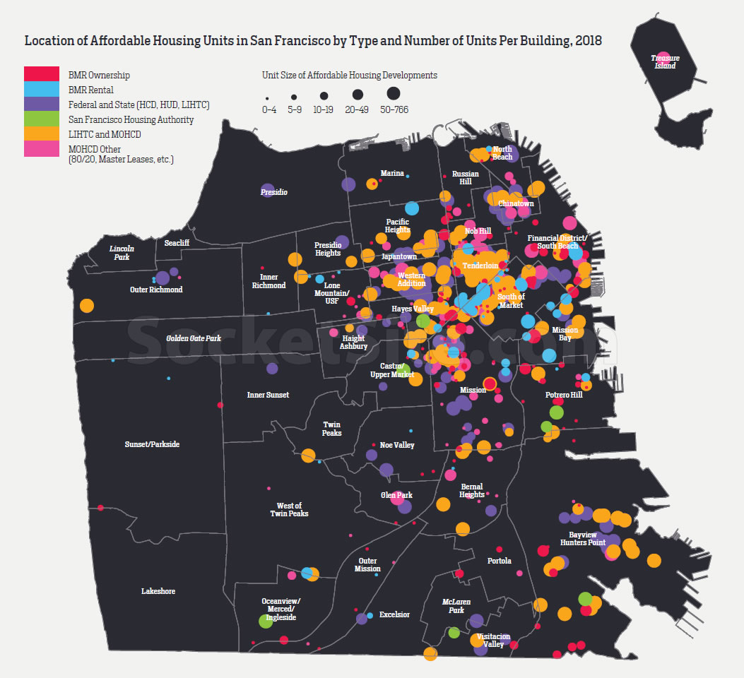 The Distribution of Affordable Housing in San Francisco