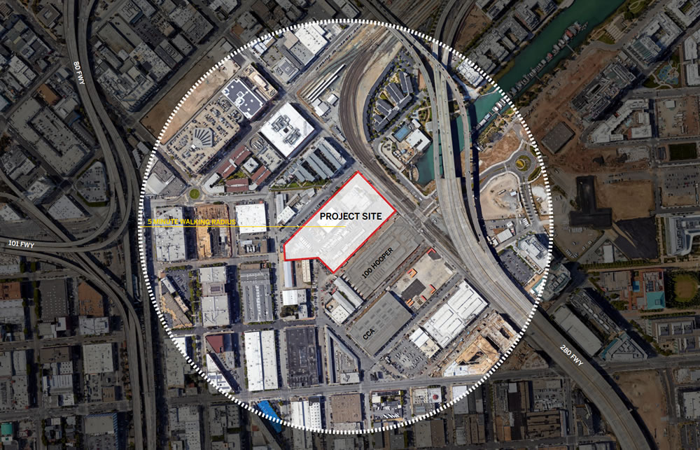 900 7th Street Site - Aerial