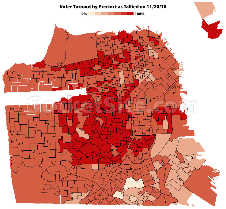 Mid-Term Election Turnout Will Be over 70 Percent in San Francisco