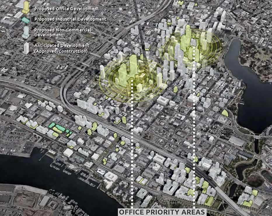 Downtown Oakland Preliminary Draft Plan - Commericial Development