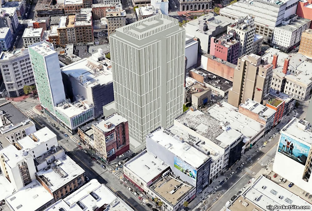 It’s Alive! Proposed Mid-Market Parking Lot Tower Take Two