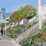 Relief for the Southern Perimeter of Yerba Buena Gardens