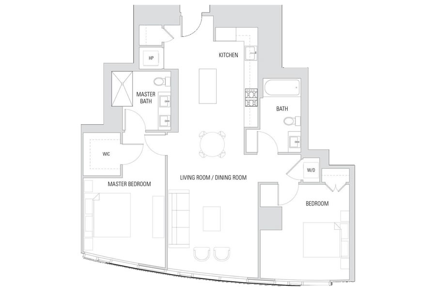 201 Folsom Street #27B - Floor Plan