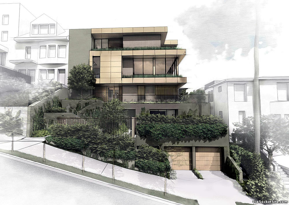 Modern Dolores Heights Infill Mansion Slated for Approval