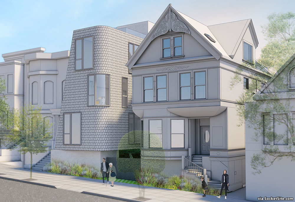 Plans for a Pac Heights Reversion and New Addition Proceed